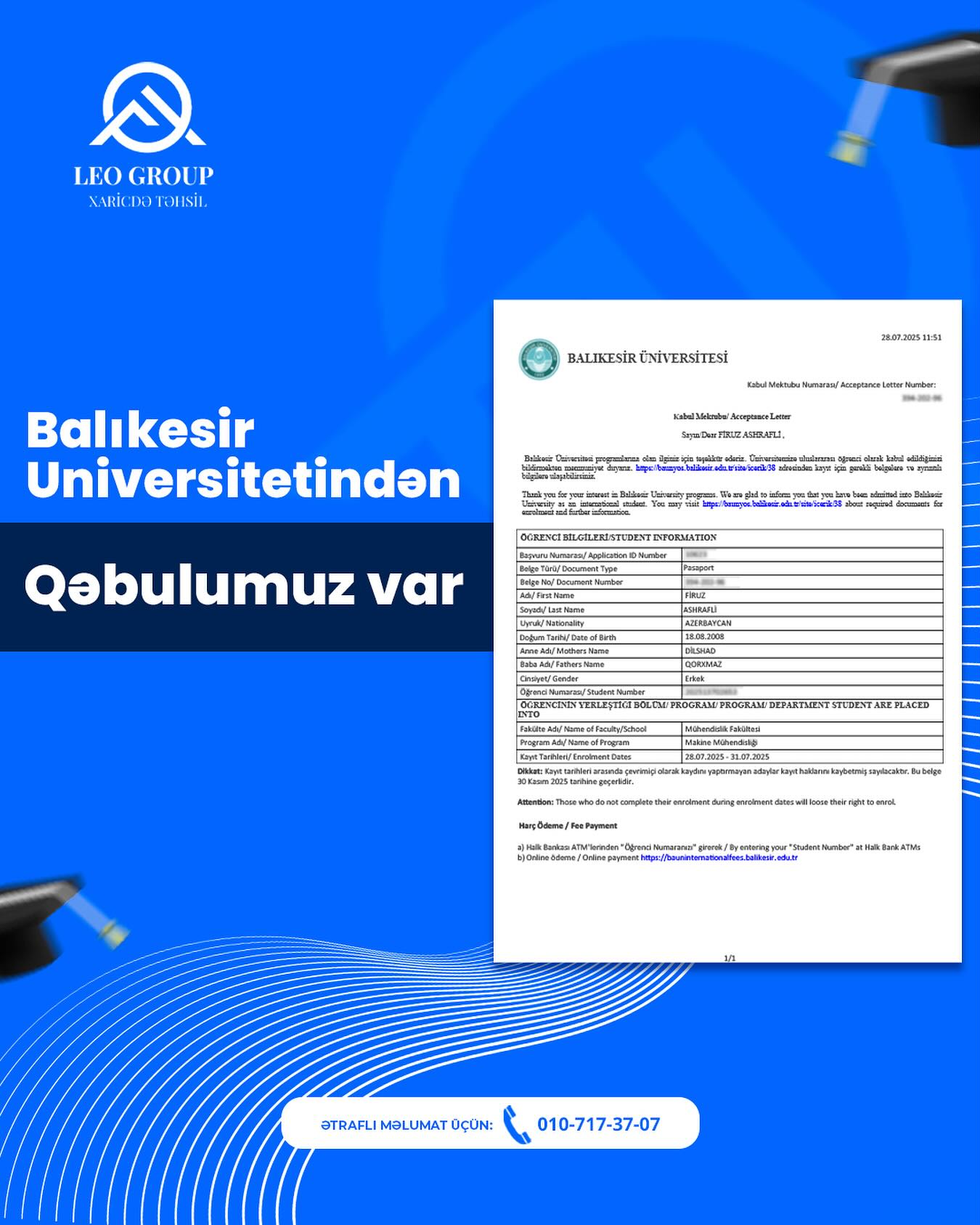 LEO GROUP Instagram paylaşımı